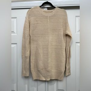 Oatmeal tunic sweater